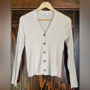 Madewell Cream Cardigan
